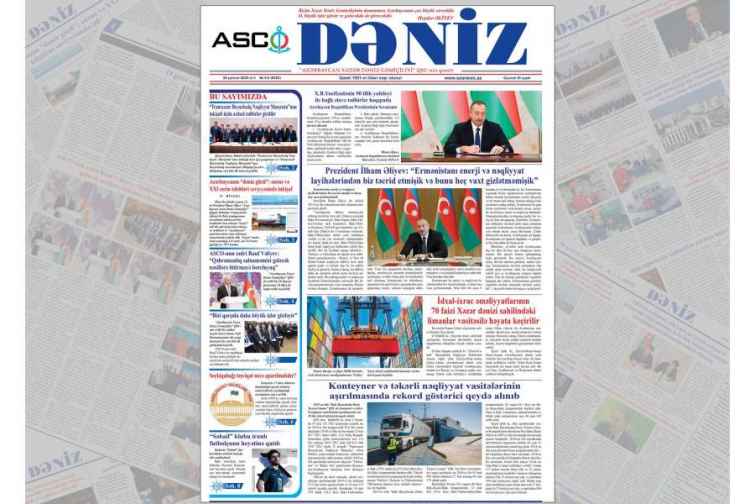 “Dəniz” qəzetinin növbəti nömrəsi işıq üzü görüb