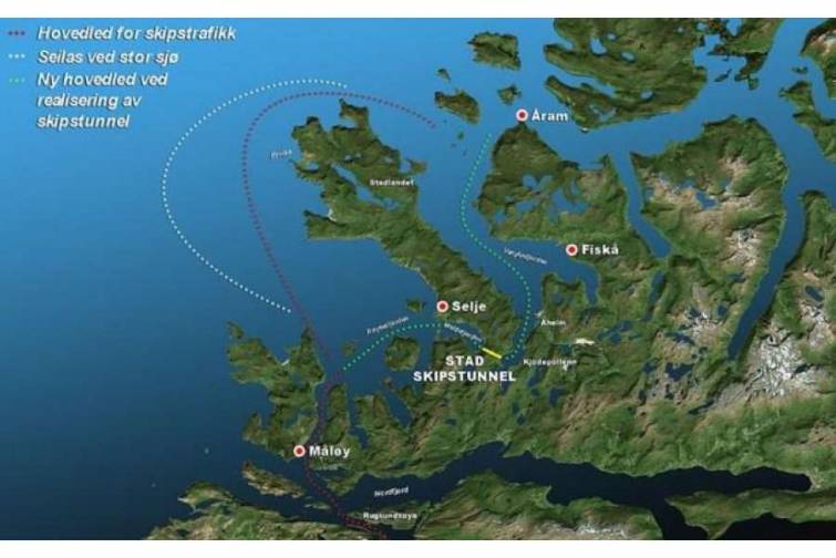 Norveç dünyanın ilk dəniz naviqasiya tunelinin inşasını planlaşdırır