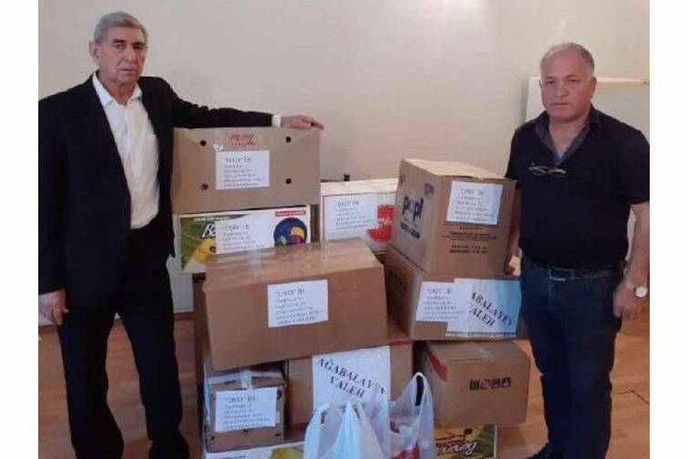 Dənizçilərə Sosial Dəstək İctimai Birliyi əsgərlərimizə sovqat göndərib
