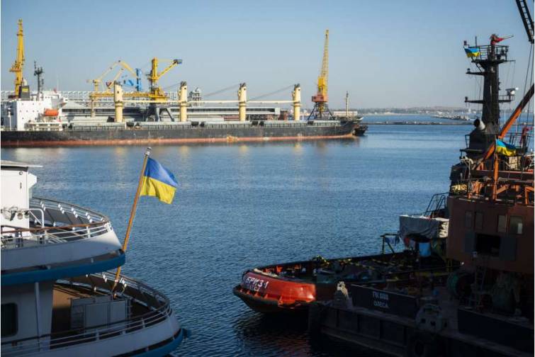 Səkkiz xarici gəmi taxıl üçün Ukrayna limanlarına gəlib