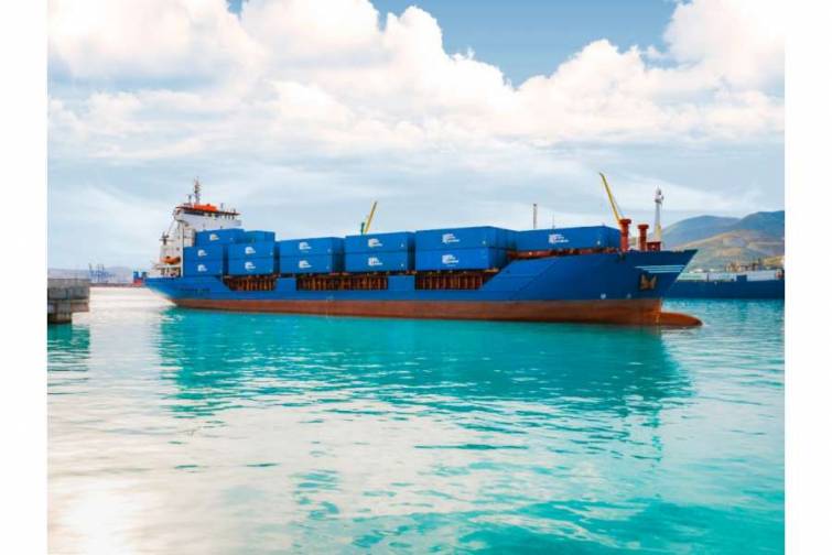 Yeni xidmət &ccedil;ər&ccedil;ivəsində ilk 120 konteyner Mersinə &ccedil;atdırılıb