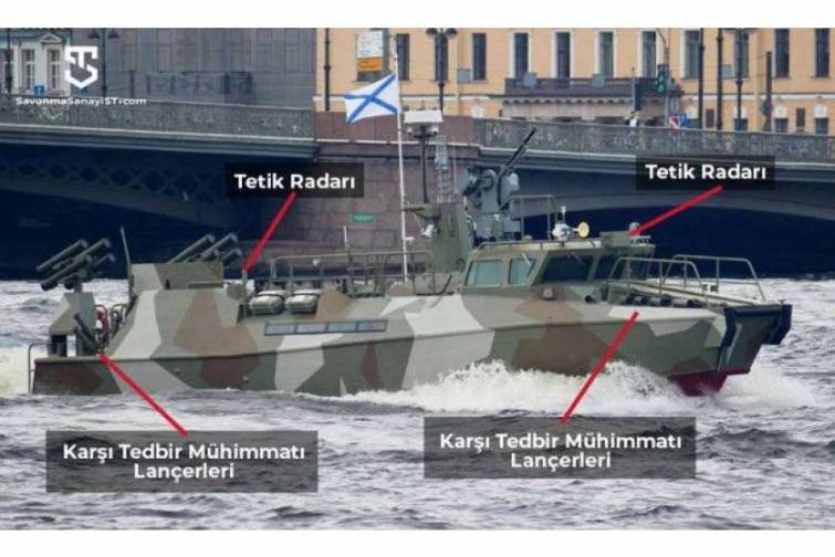 Patrul katerləri d&ouml;y&uuml;ş sursatlarına qarşı aktiv qoruma sistemləri ilə təchiz edilib