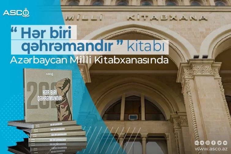 “Hər biri qəhrəmandır” kitabının II cildi Azərbaycan Milli Kitabxanasına təqdim edilib