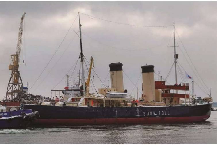 Muzey kimi fəaliyyət g&ouml;stərən gəmi doka qaldırılıb