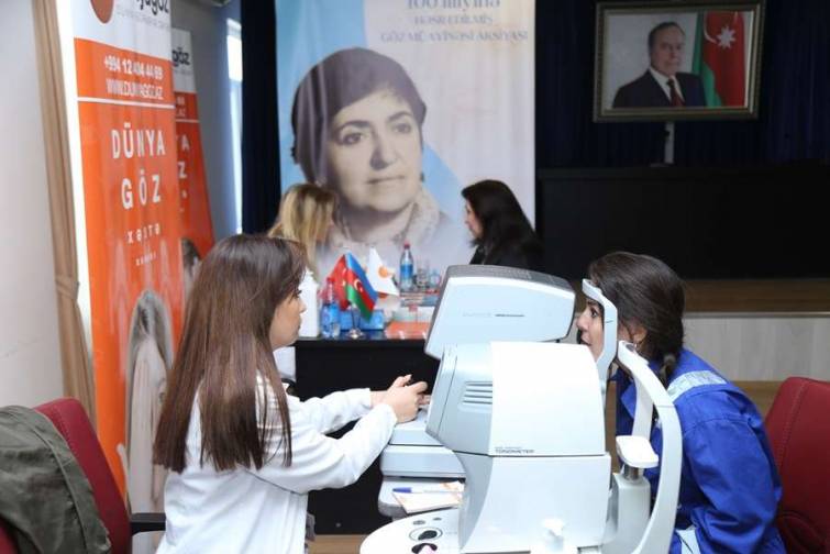 Xəzər Dəniz Neft Donanmasında &ldquo;D&uuml;nyaya sağlam baxaq&rdquo; devizi ilə g&ouml;z m&uuml;ayinəsi aksiyası təşkil olunub