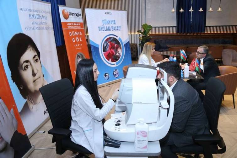 Akademik Zərifə Əliyevanın 100 illiyinə həsr edilmiş g&ouml;z m&uuml;ayinəsi aksiyası davam edir