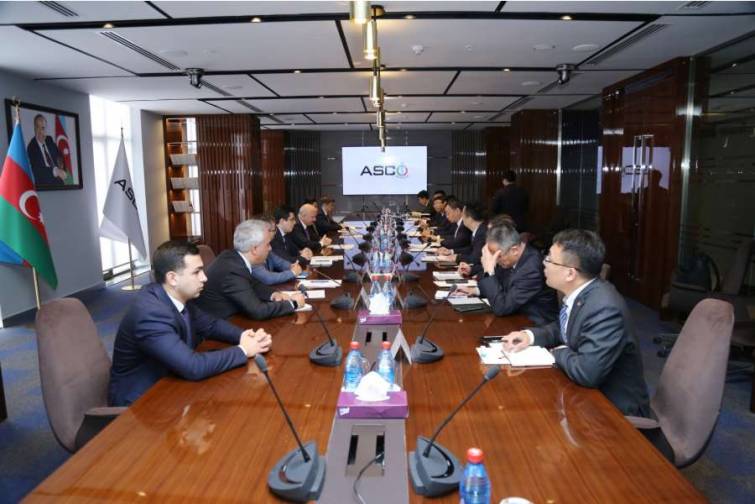 ASCO-da &ldquo;Shandong Port Group&rdquo;un n&uuml;mayəndələri ilə g&ouml;r&uuml;ş ke&ccedil;irilib