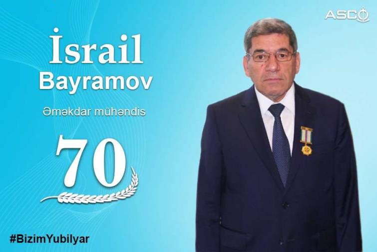 Veteran dənizçi İsrail Bayramov 70 illik yubileyini qeyd edir