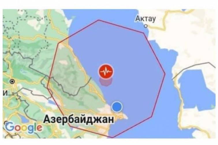 Xəzər dənizində baş vermiş zəlzələ Qazaxıstanda da hiss olunub