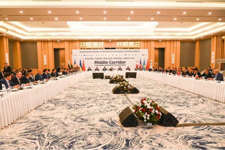Qazaxıstanda Transxəzər Beynəlxalq Nəqliyyat Marşrutuna dair tədbir ke&ccedil;irilib