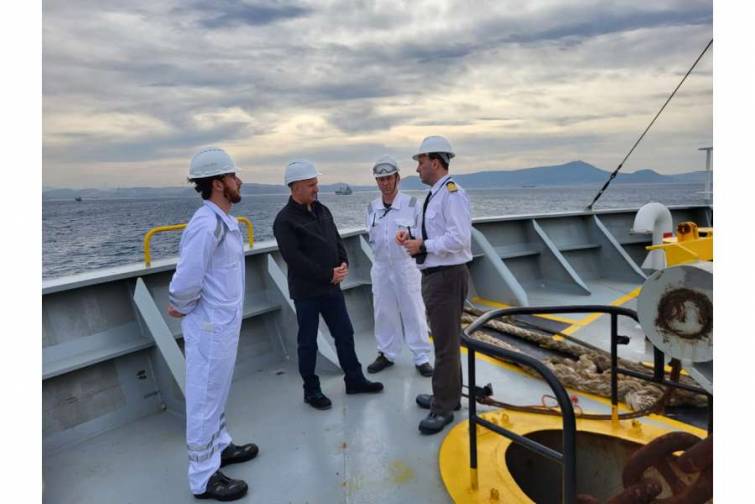 ASCO sədri xarici sularda &uuml;zən &ldquo;Aframax&rdquo; tipli &ldquo;Zəngəzur&rdquo; tankerinə baxış ke&ccedil;irib