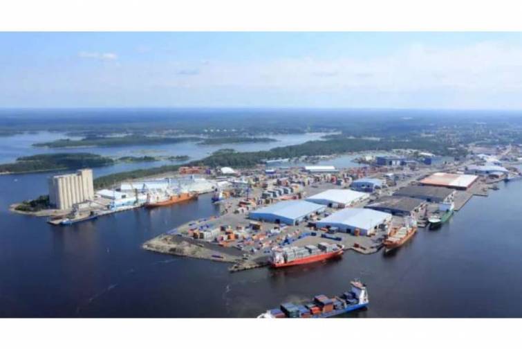 Finlandiyanın üç ən böyük konteyner limanında 1,28 milyon TEU işlənib