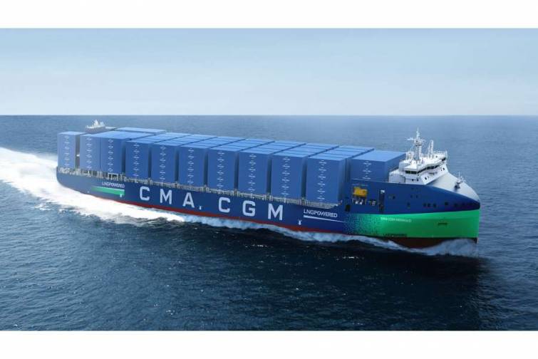 “CMA CGM” unikal dizaynlı konteyner gəmisini təhvil alıb