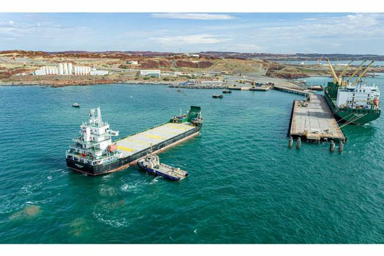 Hedland limanından 42,9 milyon ton dəmir filizi ixrac edilib