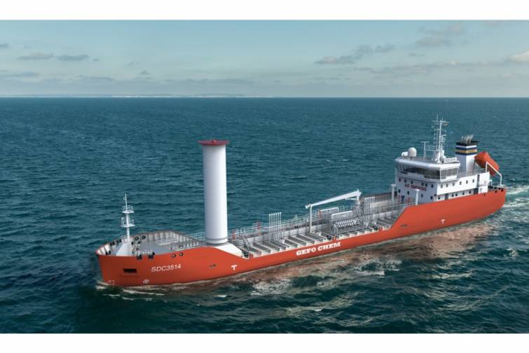 “GEFO” gəmiçilik şirkətinin 6 yeni tankeri rotor yelkənləri ilə təchiz ediləcək