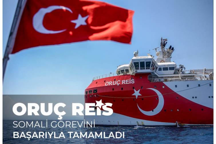 “Oruç Reis” gəmisinin Somalidəki seysmik araşdırması başa çatıb
