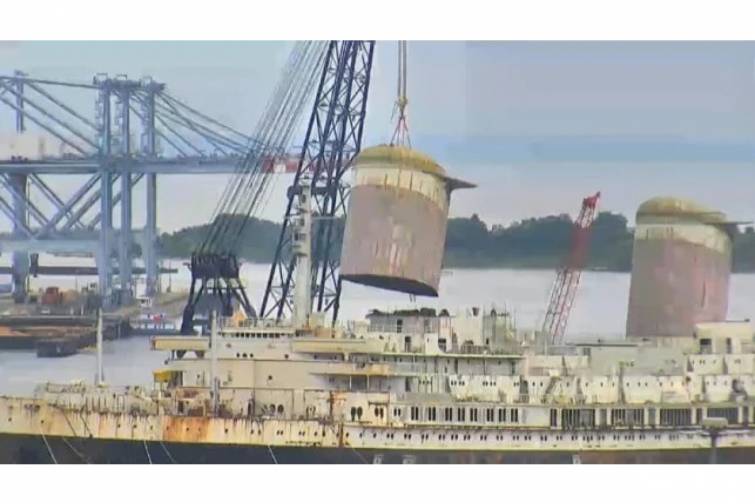 “SS United States” gəmisinin süni rifə çevrilmə prosesi davam edir