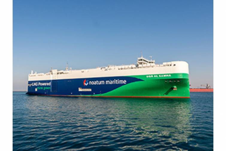 “Noatum Maritime” LNG ilə işləyən ilk “Ro-Ro” tipli gəmini istismara qəbul edib