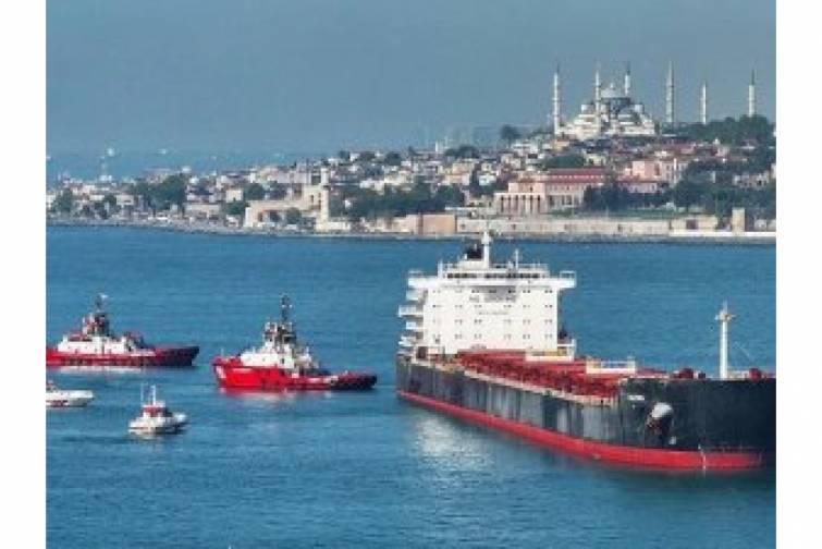 İstanbul boğazından keçən gəmilərin sayında azalma qeydə alınıb