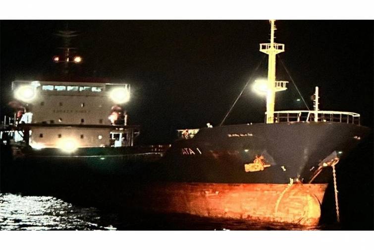 Çanaqqala boğazından keçən gəminin mühərrikində nasazlıq yaranıb