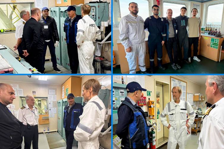 ASCO rəhbərliyi xarici sularda çalışan gəmilərə baş çəkib