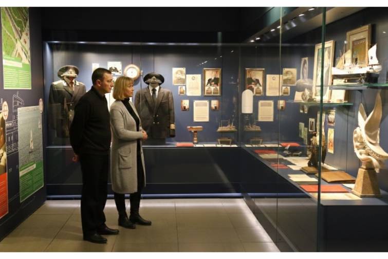 Gəmi-muzeydə &ldquo;Əfsanəvi kapitanlar&rdquo; sərgisi başlayıb - FOTO+VİDEO