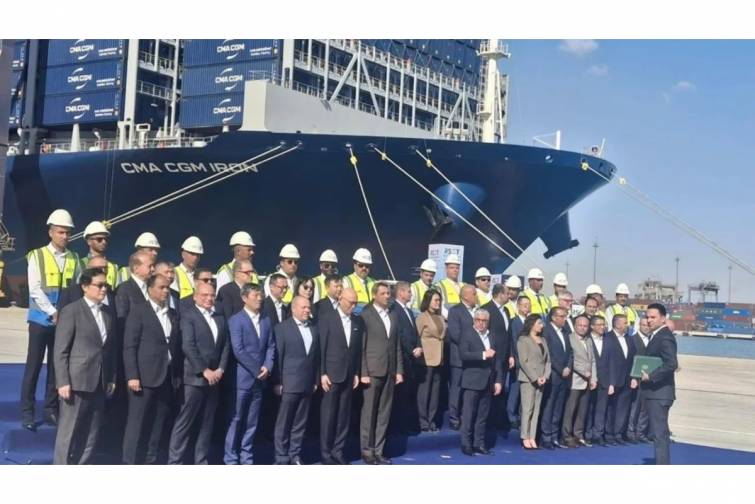 Misirin ilk yarı avtomatlaşdırılmış konteyner terminalı fəaliyyətə başlayıb