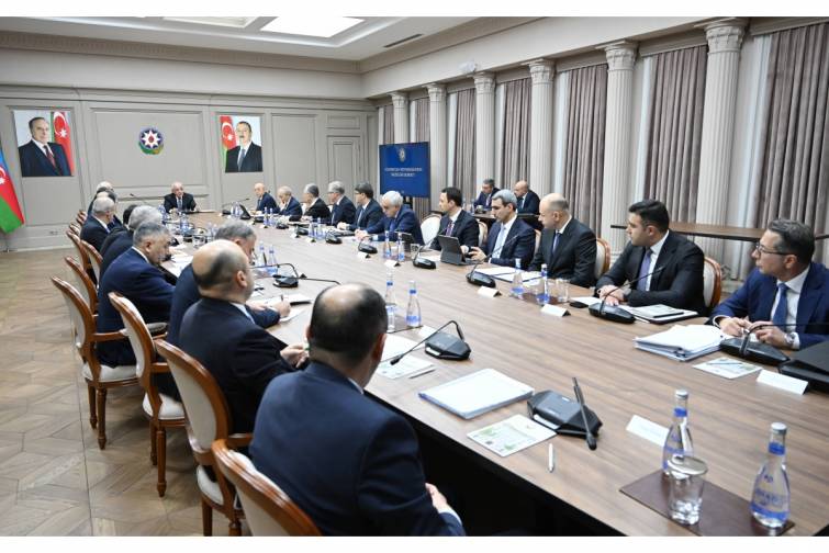 Nazirlər Kabinetində Xəzər dənizinin və Bakı buxtasının ekoloji vəziyyətinə dair iclas ke&ccedil;irilib