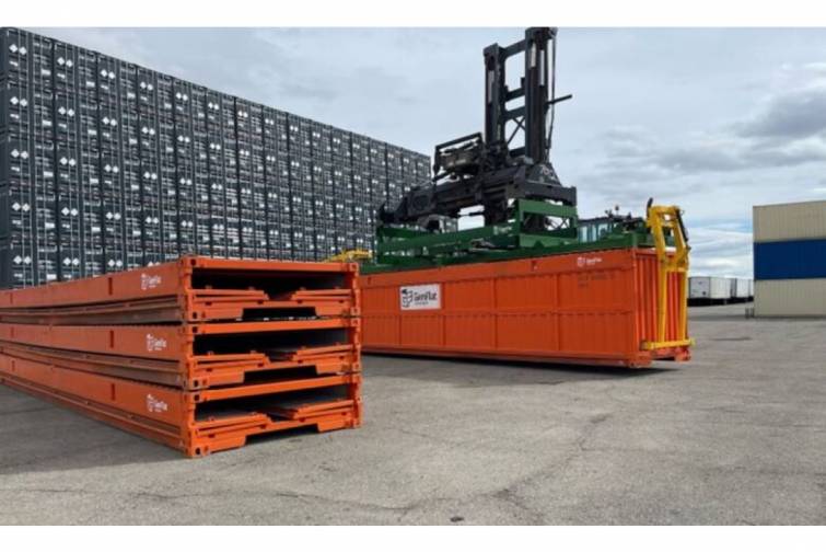 Gəmi və limanlarda yer probleminə son: Qatlanan konteynerlər sınaqdan ke&ccedil;iriləcək