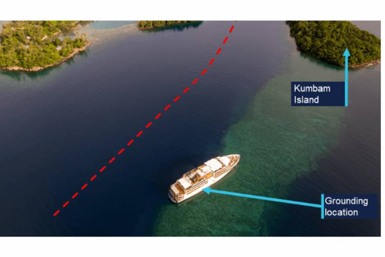 ATSB: Kruiz gəmisinin saya oturmasına ECDIS-dəki texniki ləngimə səbəb olub