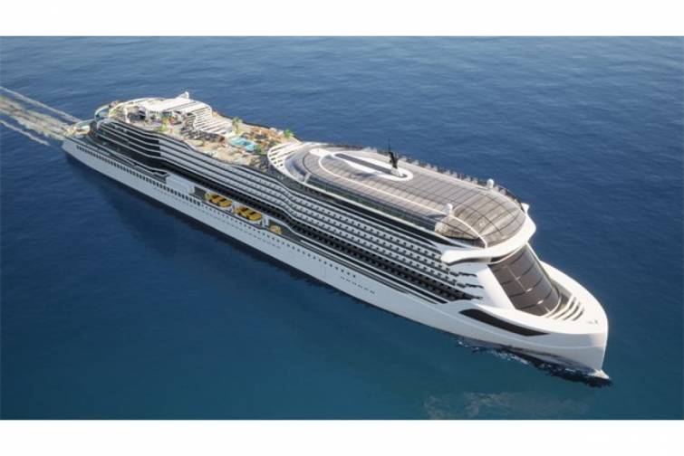 D&uuml;nyanın ilk tam elektrikli nəhəng kruiz gəmisi layihəsi təqdim edildi