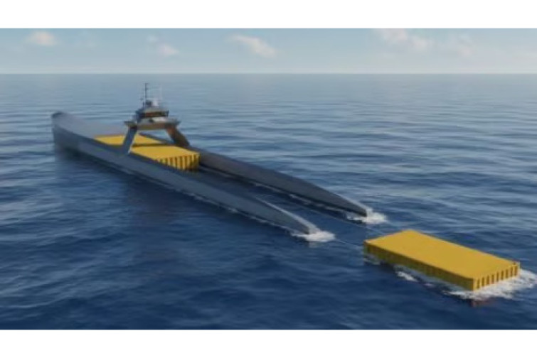 &ldquo;BlackSea&rdquo; &uuml;zən konteynerlər &uuml;&ccedil;&uuml;n pilotsuz y&uuml;k gəmisi hazırlayır